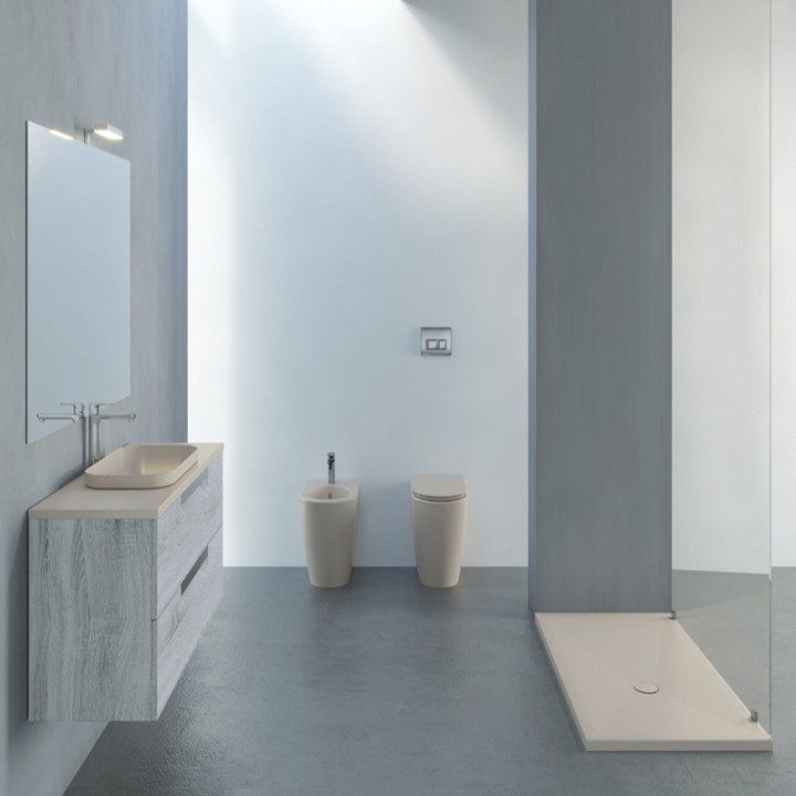 Piatto doccia JO H 3 cm, profondità 80cm