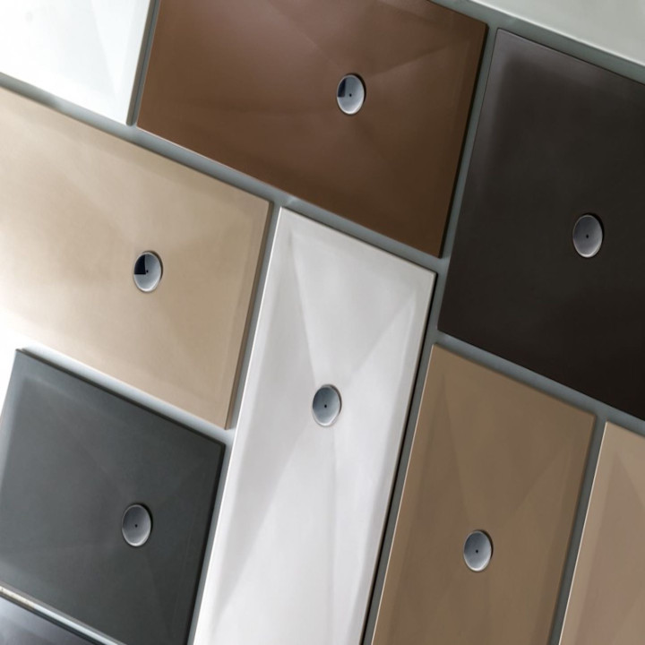 Piatto doccia JO H 3 cm, profondità 90-100cm