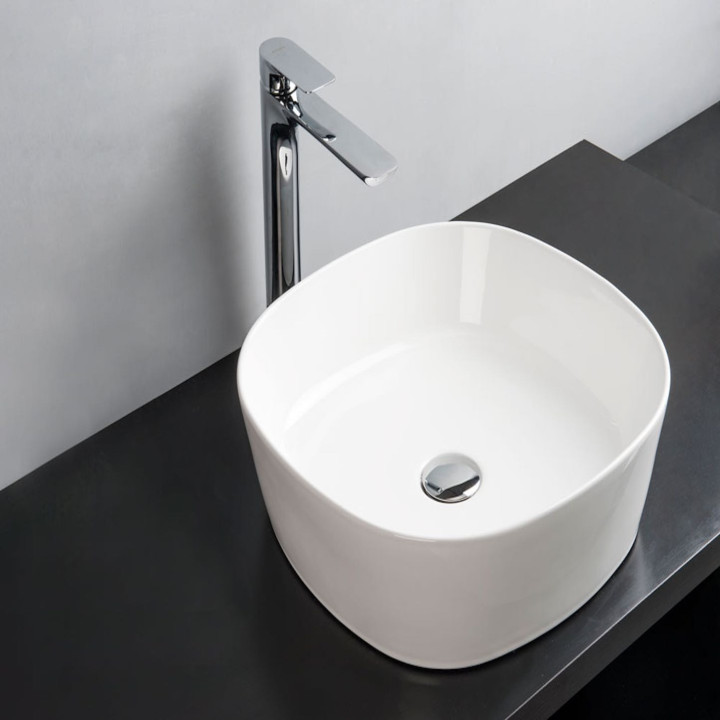 Lavabo d'appoggio senza troppopieno IKO