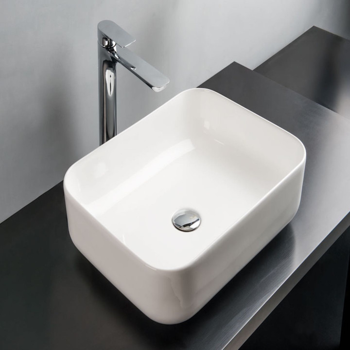 Lavabo d'appoggio senza troppopieno JIN