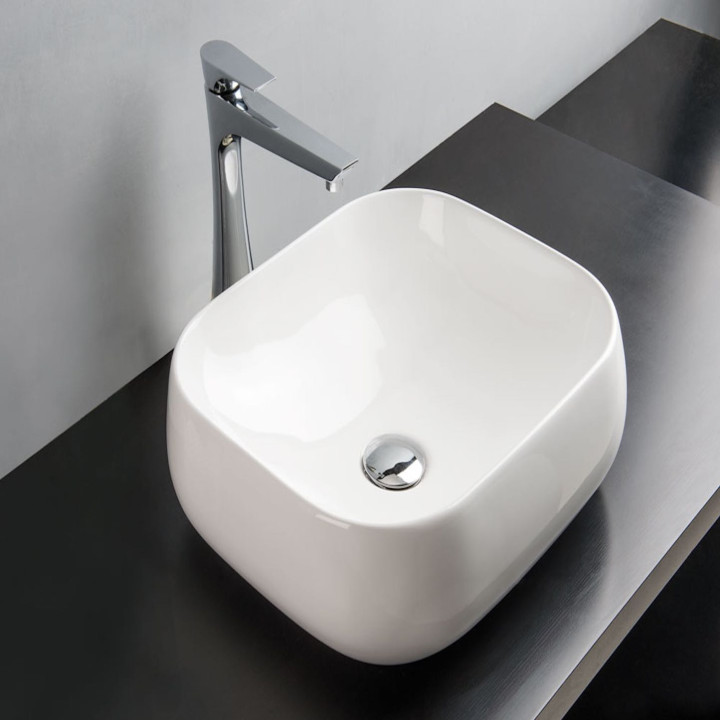 Lavabo d'appoggio senza troppopieno GOA