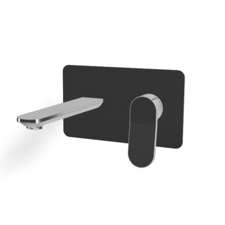 Tre solo parti esterne per miscelatore monocomando da incasso per lavabo