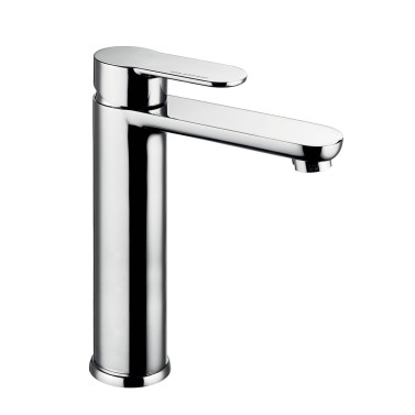 Bella miscelatore monocomando alto per lavabo senza scarico