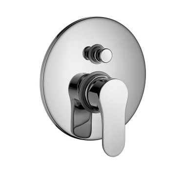Bella miscelatore monocomando da incasso completo per vasca-doccia con deviatore automatico