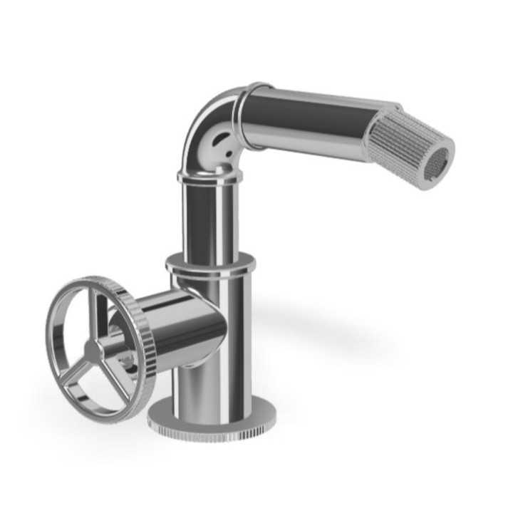 Industral job miscelatore monocomando per bidet senza scarico