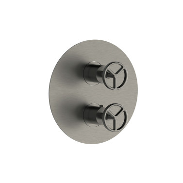 Industral job solo parti esterne per miscelatore termostatico da incasso per doccia