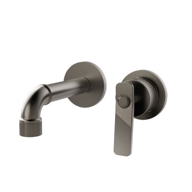 Industrial gas miscelatore monocomando da incasso completo per lavabo