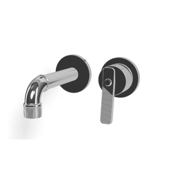 Industrial gas miscelatore monocomando da incasso completo per lavabo