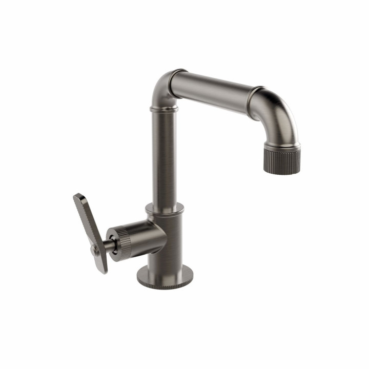 Industrial gas miscelatore monocomando per lavabo senza scarico