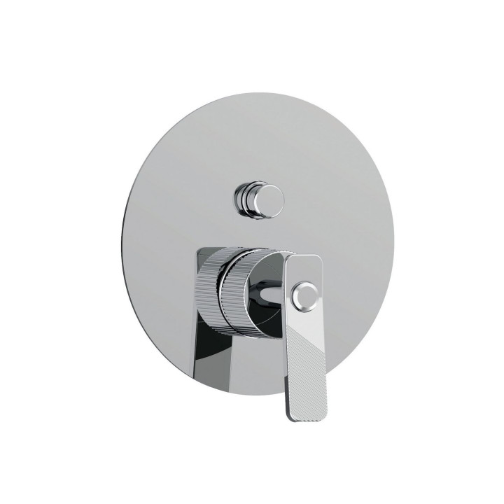 Industrial gas solo parti esterne per miscelatore monocomando da incasso per vasca-doccia con deviatore automatico