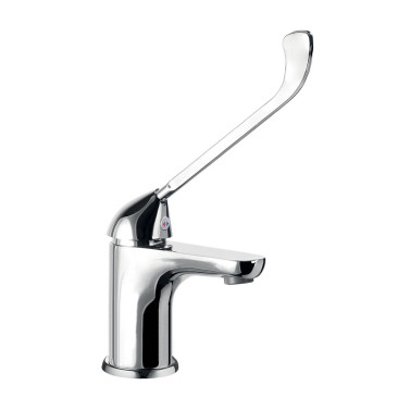 Italo miscelatore monocomando per lavabo con scarico