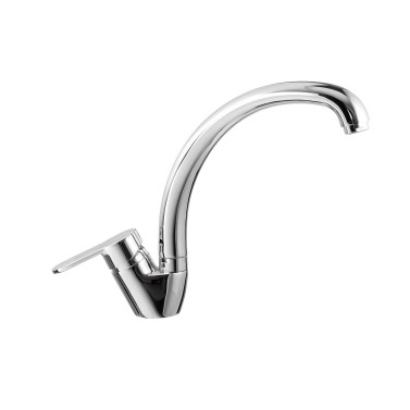 Italo miscelatore monocomando per lavello con bocca girevole