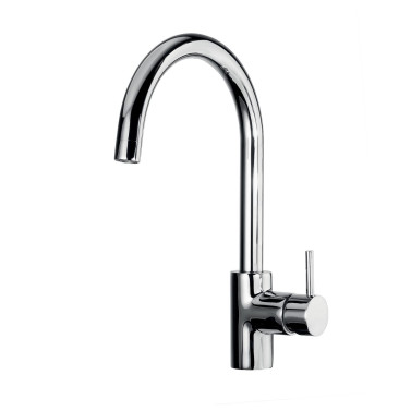 Mimo miscelatore monocomando per lavello con bocca girevole