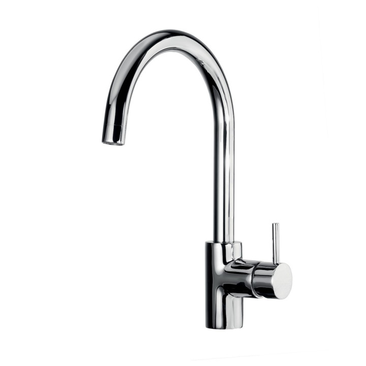 Mimo miscelatore monocomando per lavello con bocca girevole