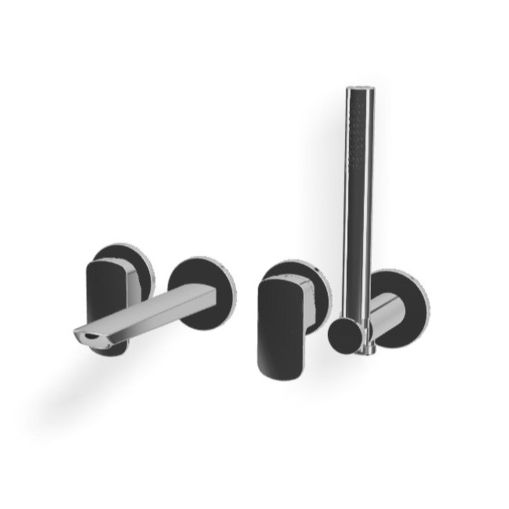 Mis 2 miscelatori per vasca da incasso