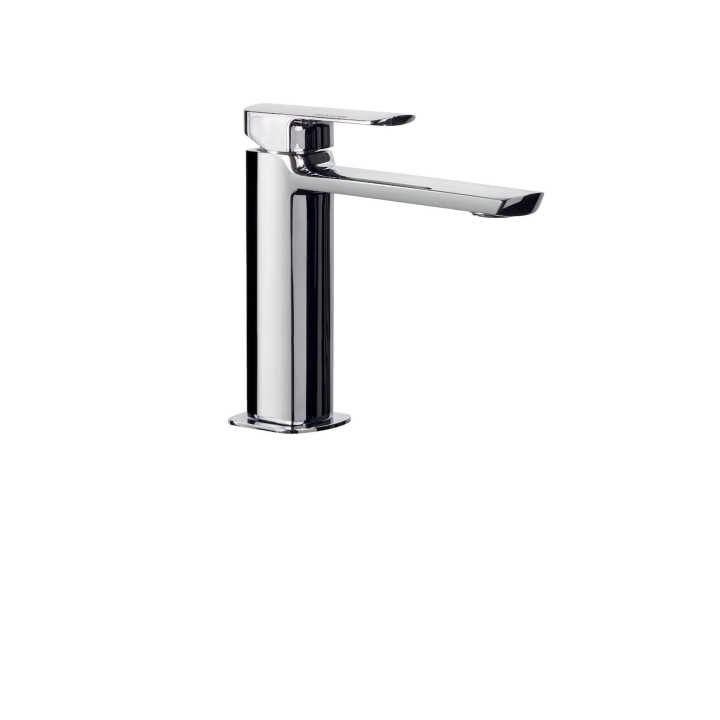 Mis miscelatore monocomando per lavabo con bocca prolungata, Scarico e tappo a copertura totale