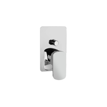 Mis solo parti esterne per miscelatore monocomando da incasso per vasca-doccia con deviatore automatico