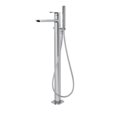 Mis solo parti esterne per miscelatore monocomando da suolo per vasca