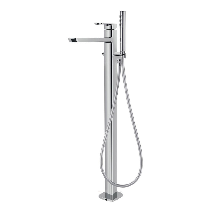 Mis solo parti esterne per miscelatore monocomando da suolo per vasca