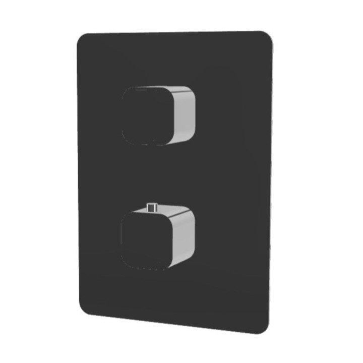 Mis solo parti esterne per miscelatore termostatico da incasso per doccia