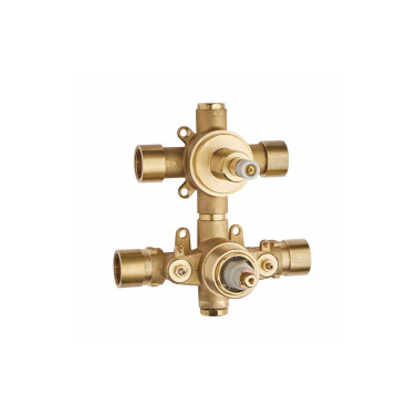 Montecarlo corpo da incasso per miscelatore termostatico da incasso per doccia, Senza parti esterne