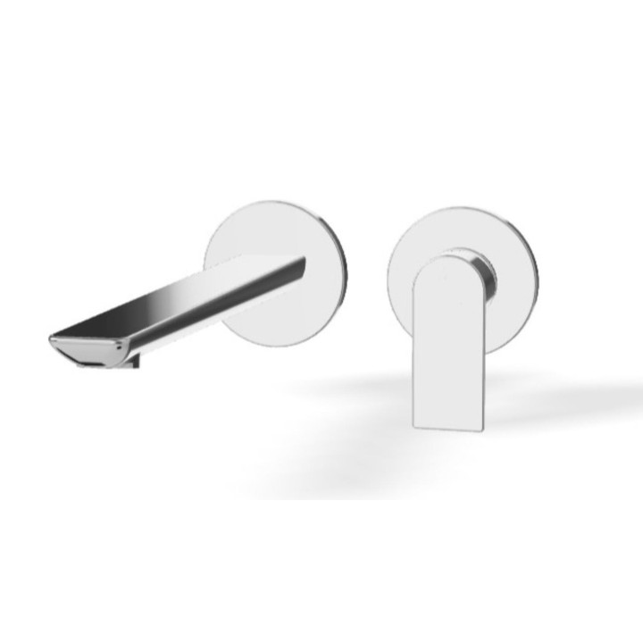 Montecarlo miscelatore monocomando da incasso completo per lavabo