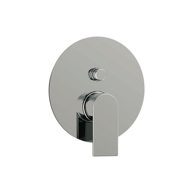 Montecarlo solo parti esterne per miscelatore monocomando da incasso per vasca-doccia con deviatore automatico