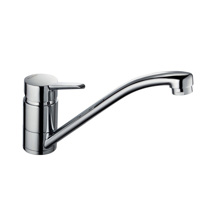 Pin miscelatore monocomando per lavello con bocca girevole