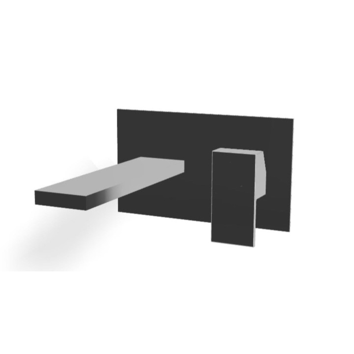 Qadra miscelatore monocomando da incasso completo per lavabo