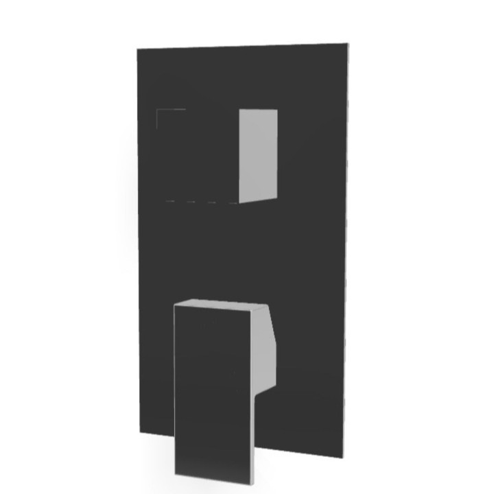 Qadra solo parti esterne per miscelatore monocomando per doccia multi-funzione