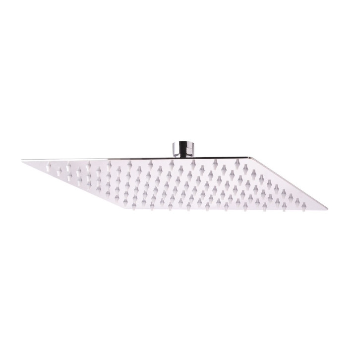Soffione doccia quadro in inox, 250x250mm