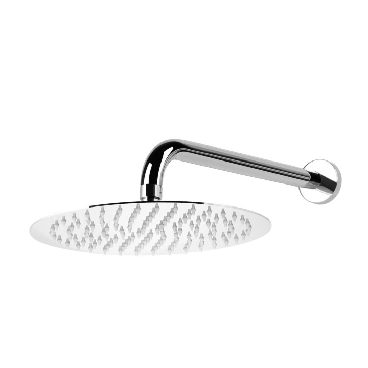 Soffione doccia tondo in inox, 250mm