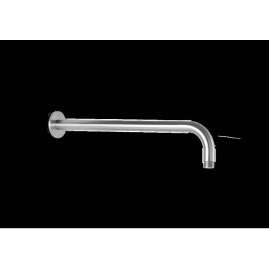 Wellness Steel braccio soffione a parete tondo
