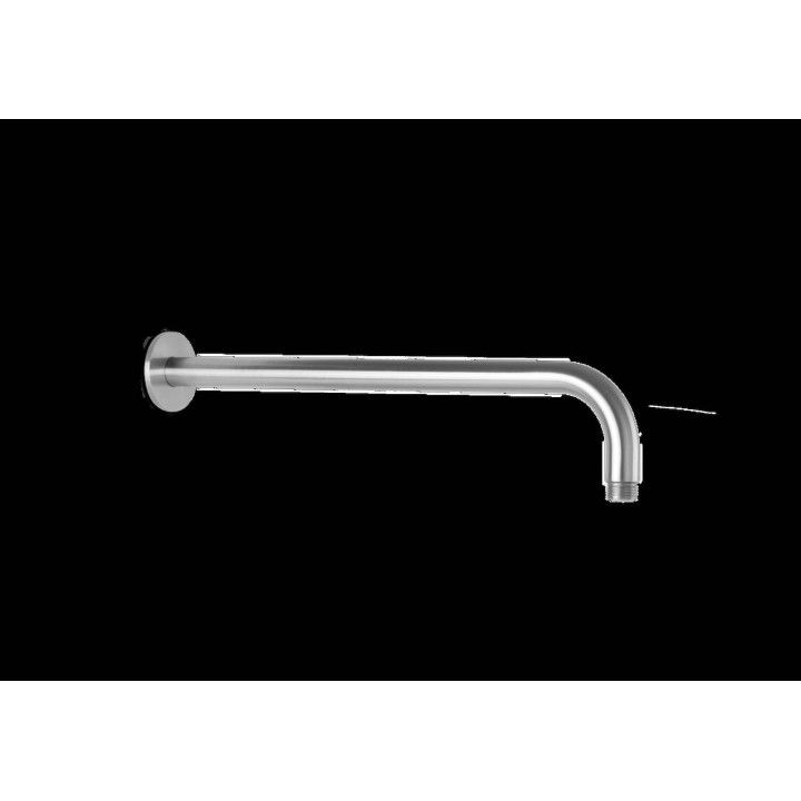 Wellness Steel braccio soffione a parete tondo