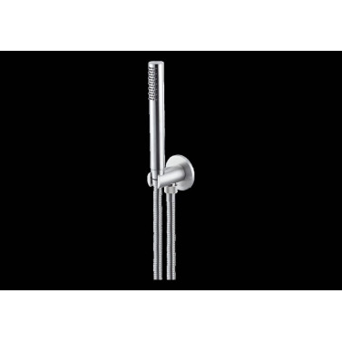 Wellness Steel gruppo presa acqua acqua tondo completo