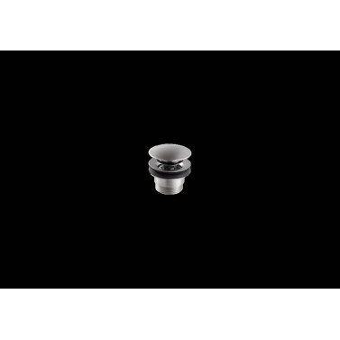 Ayas Steel piletta con scarico a pulsante