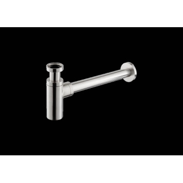 Veny Steel sifone a vista per lavabo