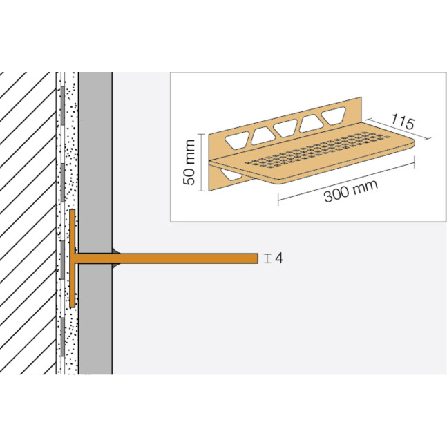 Schlüter-SHELF-W-S1-TS